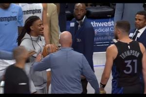 侠记：莫兰特说35岁克莱是废物 但26岁的他命中率35.9%&三分16.7%